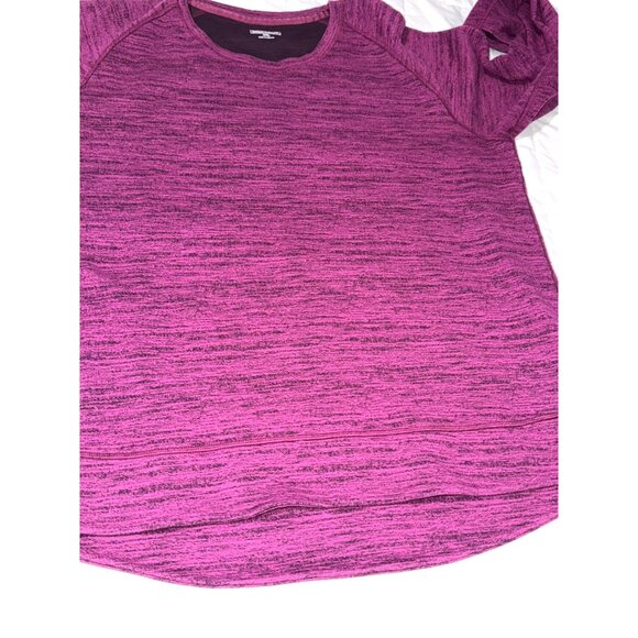 Kirkland Womens XXL Fuchsia Heather Pullover Sweater Polyester/Rayon Blend - Picture 2 of 8